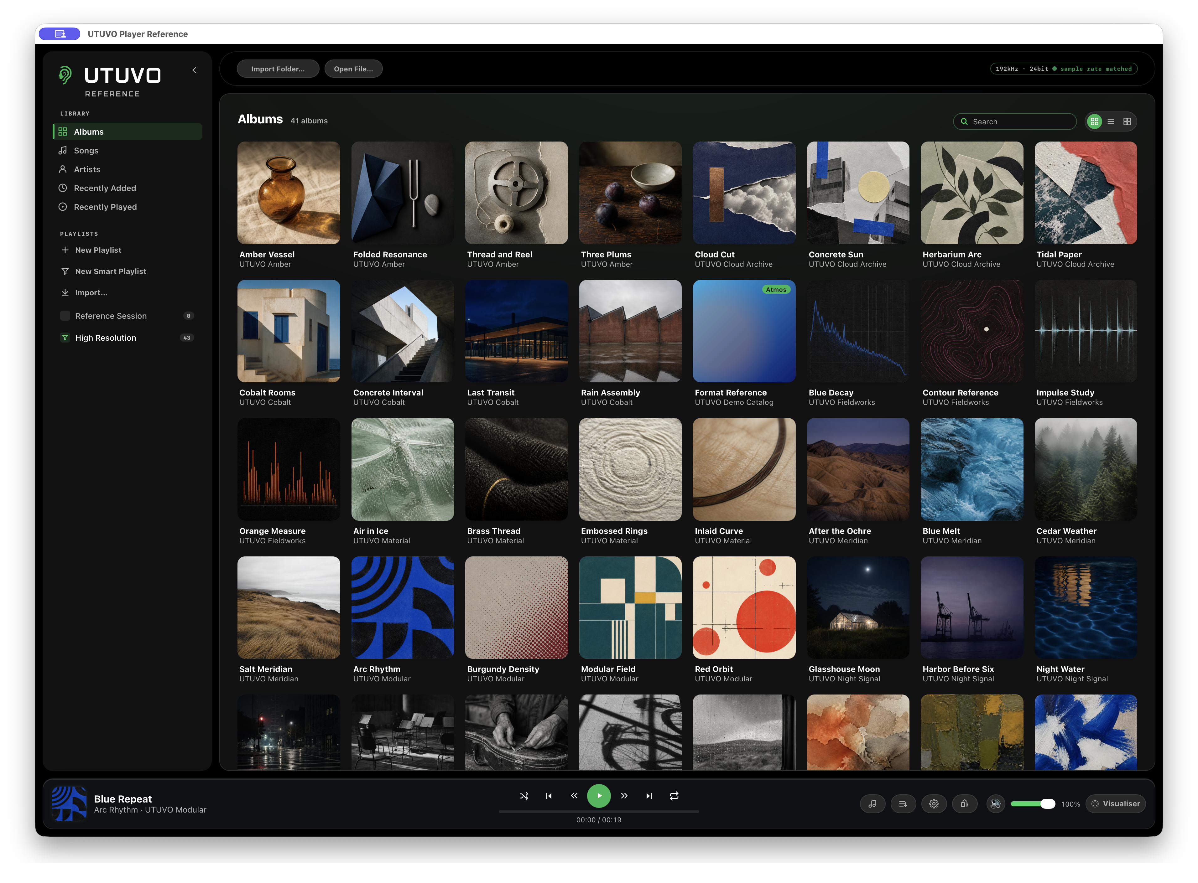 Spotify Green: UTUVO Player Reference